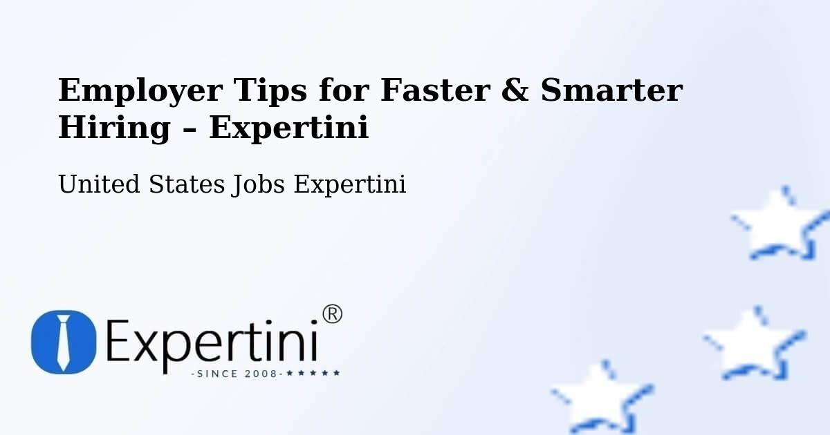 Employer Tips for Hiring & Recruitment – Romulus - Romulus, United States Jobs Expertini