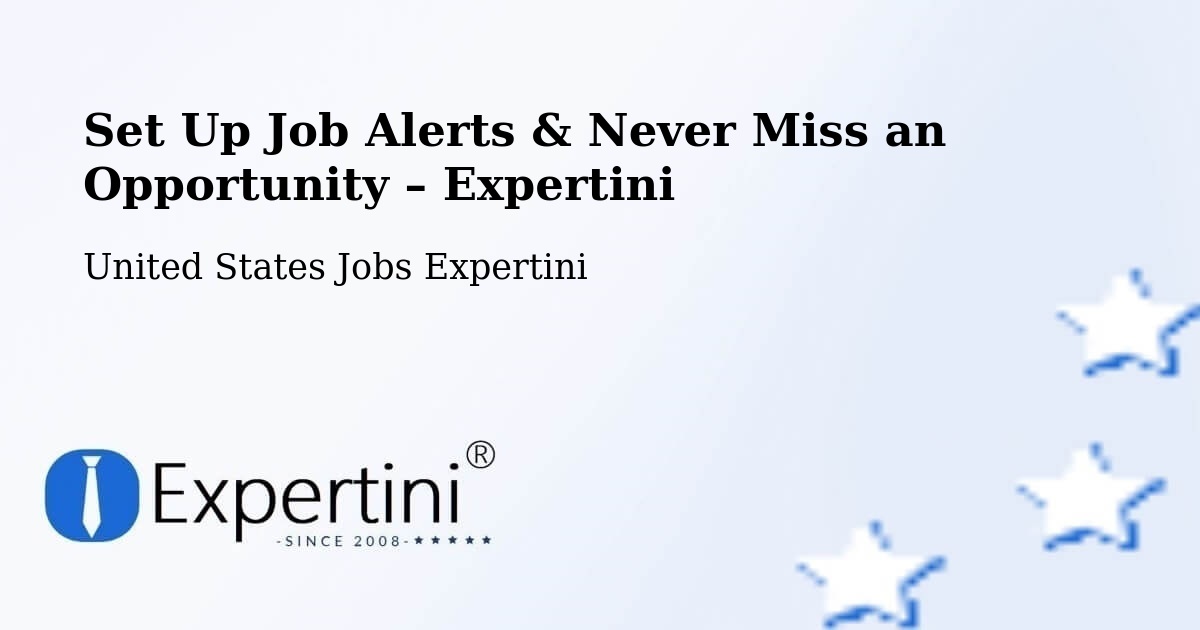 Job Alerts Guide – Get Notified About New Jobs in Romulus - Romulus, United States Jobs Expertini